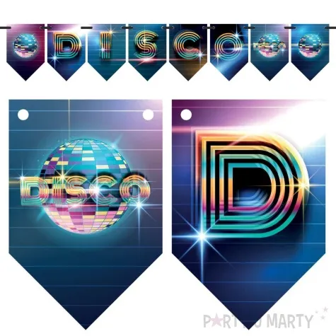 baner flagi disco congee 5 m