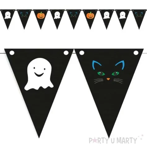 baner flagi duch kot dynia halloween congee 500cm