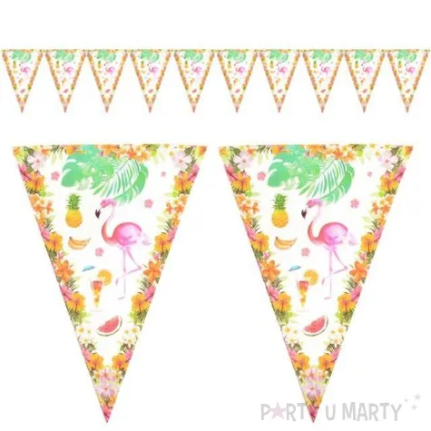 baner flagi flamingi partypal 200 cm