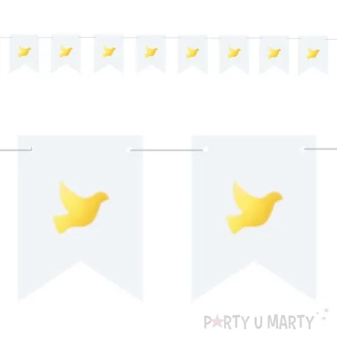 baner flagi golebica partypal 12 szt