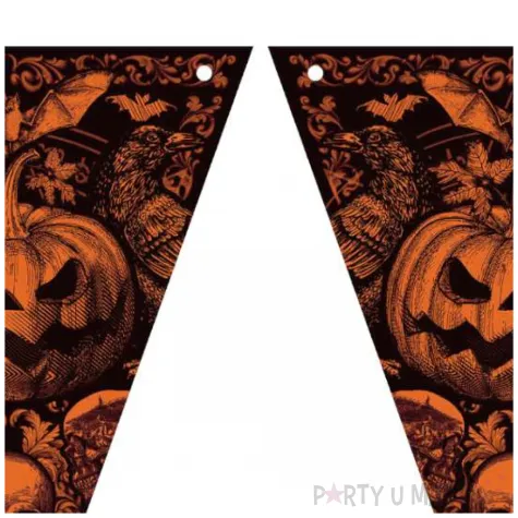 baner flagi gotyckie dynie halloween guirca 3 m
