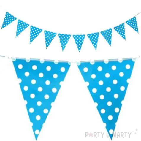 baner flagi grochy niebieska arpex 220 cm