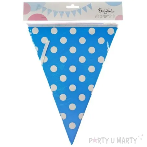 baner flagi grochy niebieska arpex 220 cm