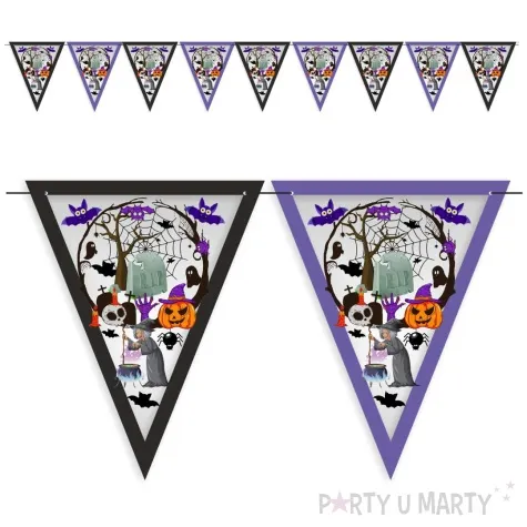 baner flagi halloween i mroczne zaklecia 3 6 m