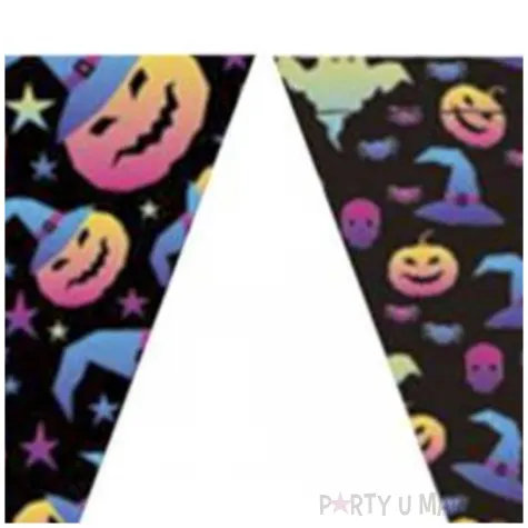 baner flagi halloweenowe dynie partypal 300 cm