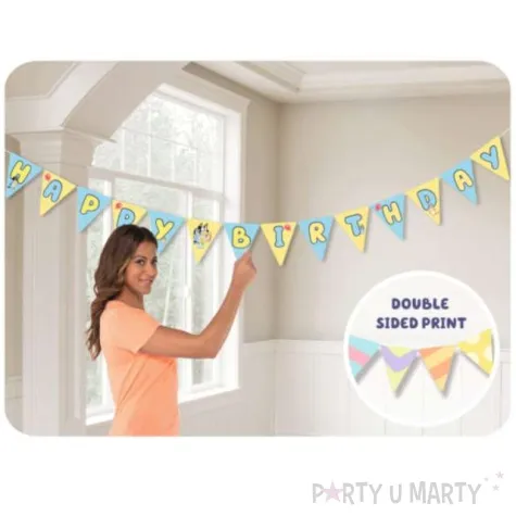 baner flagi happy birthday bluey amscan 4 5 m