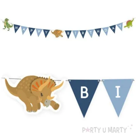 baner flagi happy dinosaur amscan 180 cm