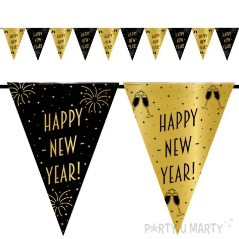 baner flagi happy new year classy party 10m pd party