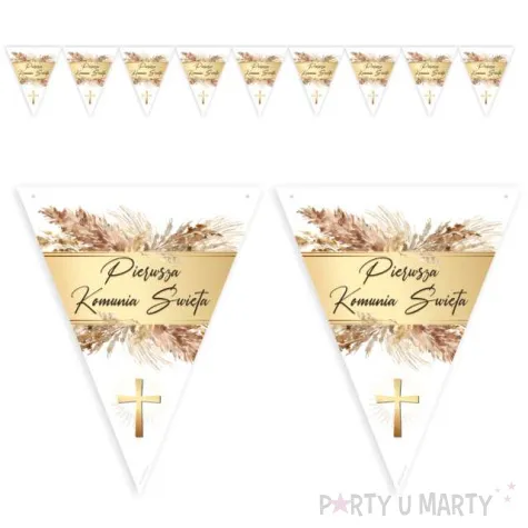 baner flagi i komunia swieta boho 3 6 m