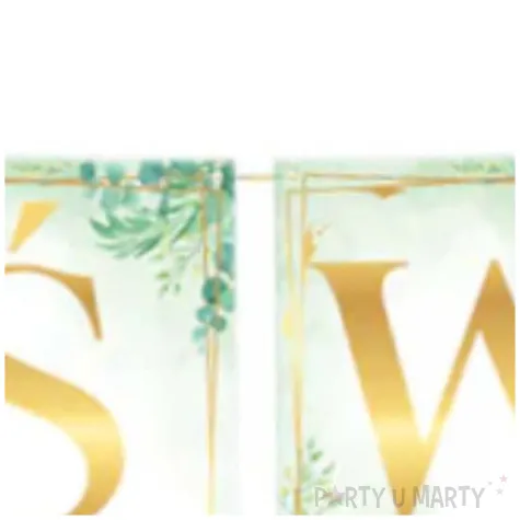 baner flagi i komunia swieta ihs eukaliptus bialo zloty partypal 2 4 m