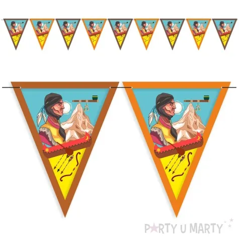 baner flagi indianski wodz mix 3 6 m