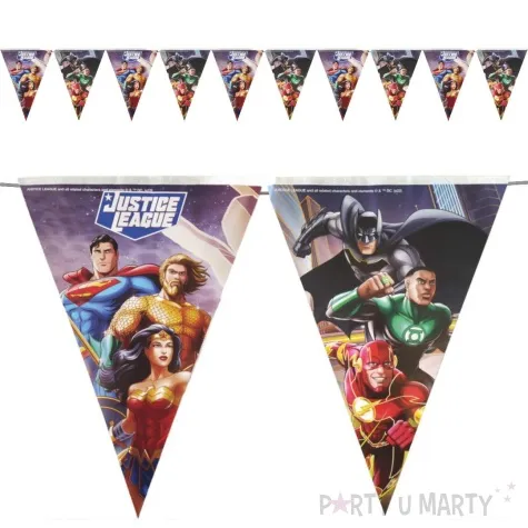 baner flagi justice league party factory 500 cm