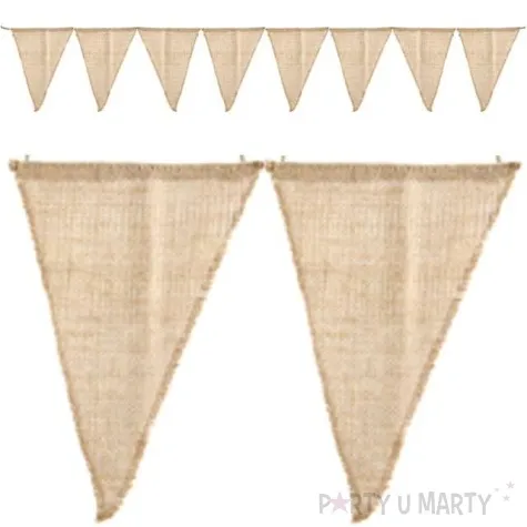 baner flagi jutowy eco brazowy 300 cm