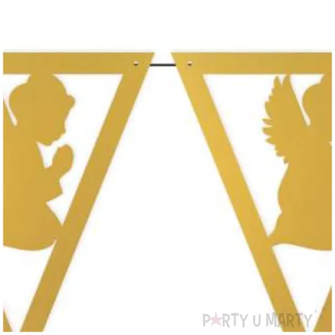 baner flagi komunia sw aniolek zloty 3 6 m