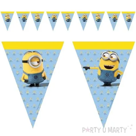 baner flagi lovely minions procos 200 cm