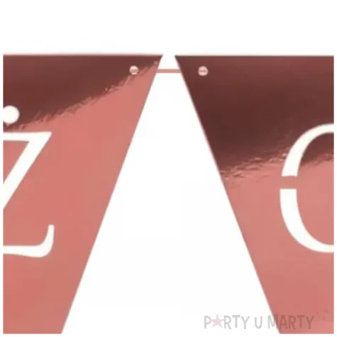 baner flagi maz zona rose gold partycollection 2 5 m