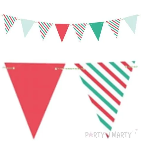 baner flagi merry xmas partydeco 130 cm