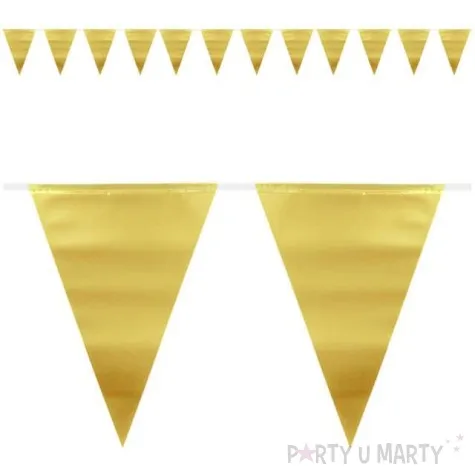 baner flagi metaliczny zloty folat 600 cm