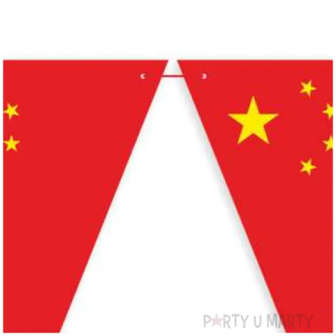 baner flagi panstwa swiata chiny diy 3 6 m