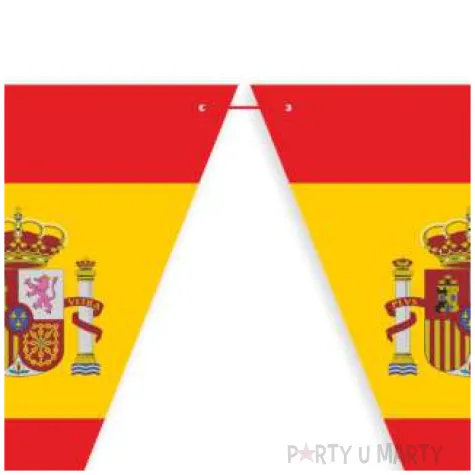 baner flagi panstwa swiata hiszpania diy 3 6 m