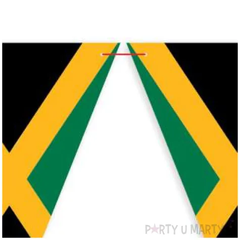 baner flagi panstwa swiata jamajka diy 3 6 m