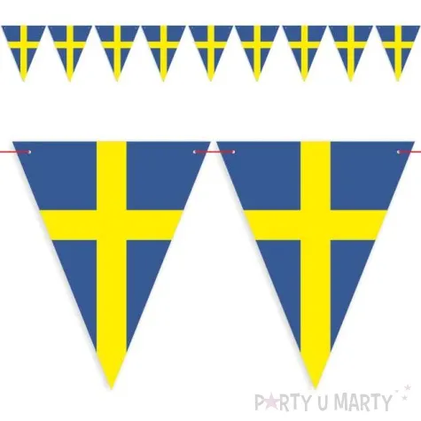 baner flagi panstwa swiata szwecja diy 3 6 m