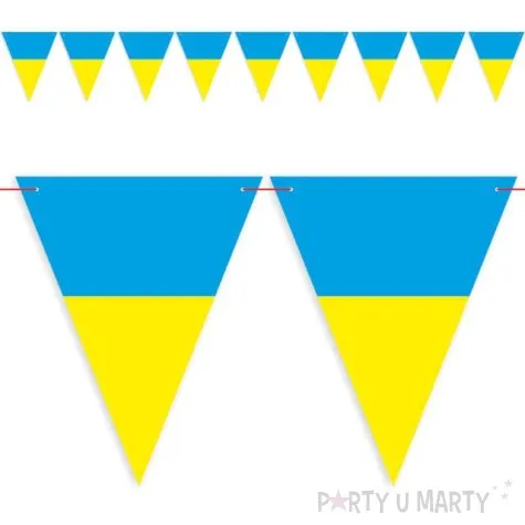 baner flagi panstwa swiata ukraina diy 3 6 m