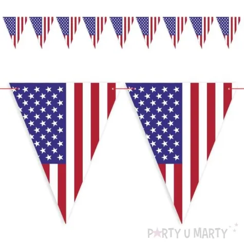 baner flagi panstwa swiata usa diy 3 6 m