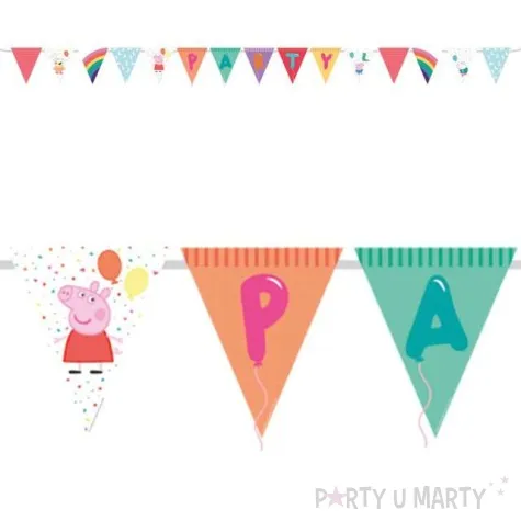 baner flagi party swinka peppa amscan 330 cm