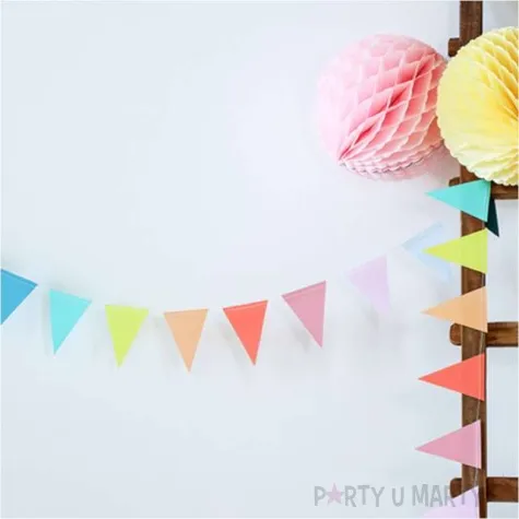 baner flagi pastele mix folat 260 cm