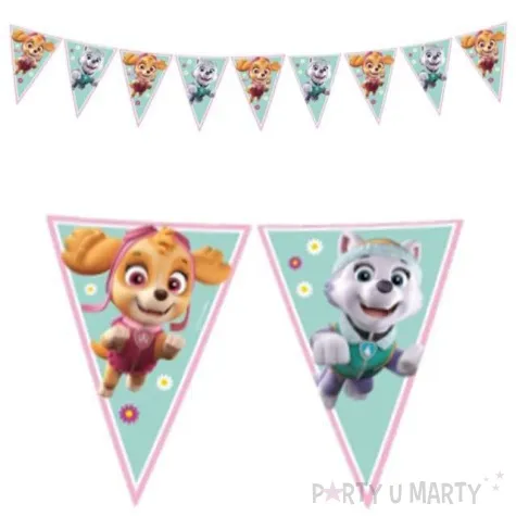 baner flagi paw patrol skye and everest procos 230 cm