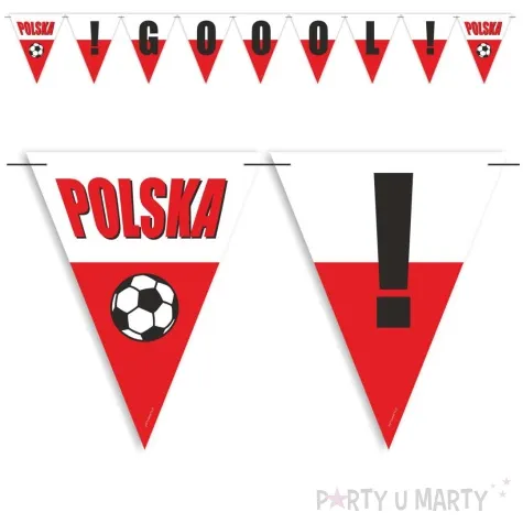 baner flagi pilka nozna polska bialo czerwoni 3 6 m