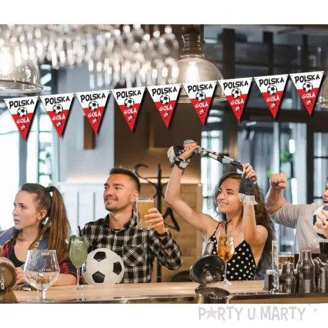 baner flagi pilka nozna polska gola bialo czerwoni 3 6 m