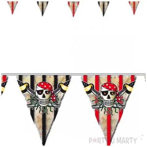 baner flagi piracka czaszka folat 600 cm