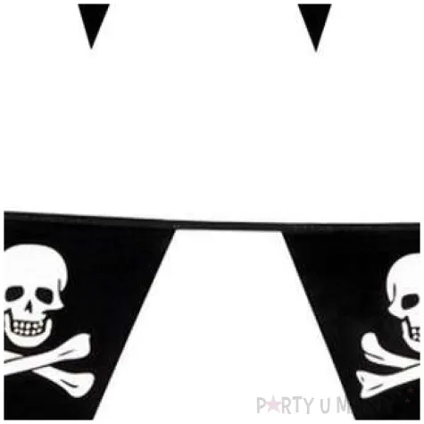 baner flagi pirackie czaszki czarny boland 6 m