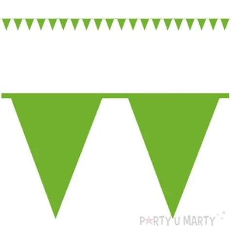 baner flagi premium zielony jasny amscan 1000 cm