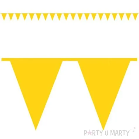 baner flagi premium zolty amscan 1000 cm