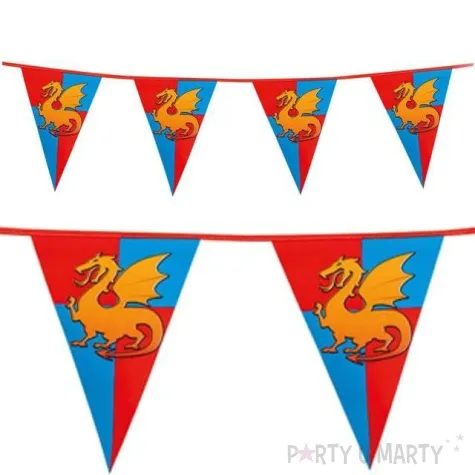 baner flagi rycerski smok boland 600 cm