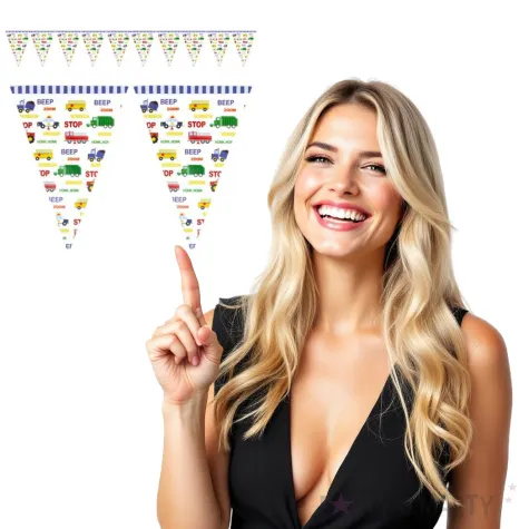 baner flagi samochody z dzwiekami partypal 3 m