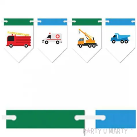 baner flagi samochodziki congee 5 m