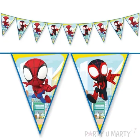 baner flagi spider man spidey his amazing friends procos 230 cm