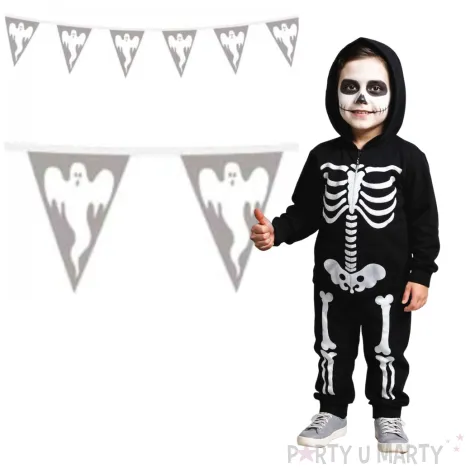 baner flagi straszne duchy szara folat 1000 cm