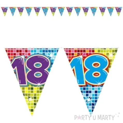 baner flagi urodziny 18 folat 6 m