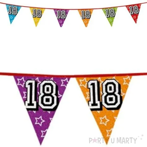 baner flagi urodziny holograficzne 18 boland 8 m