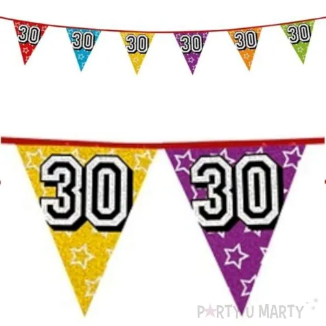 baner flagi urodziny holograficzne 30 boland 8 m