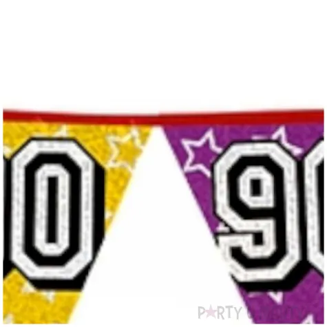 baner flagi urodziny holograficzne 90 boland 8 m