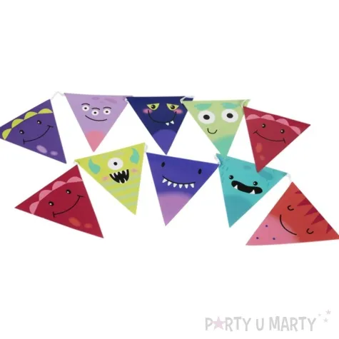 baner flagi wesole potwory halloween smiffys 3 5 m