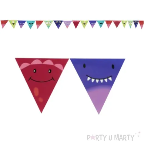 baner flagi wesole potwory halloween smiffys 3 5 m