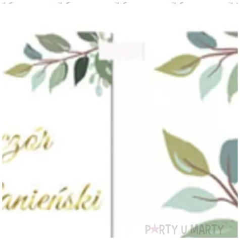 baner flagi wieczor panienski listki bialy congee 5 m