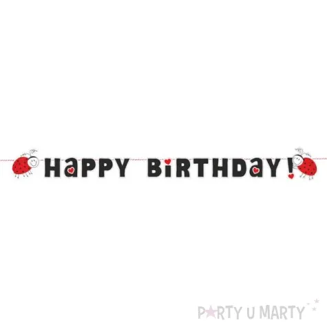 baner happy birthday biedronka 18 7 x 180 cm